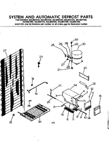 System And Automatic Defrost Parts parts for Kenmore Refrigerator 253.8607590 (2538607590, 253 8607590) from AppliancePartsPros.com