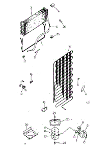 Unit Parts parts for Kenmore Refrigerator 253.8651721 (2538651721, 253 8651721) from AppliancePartsPros.com