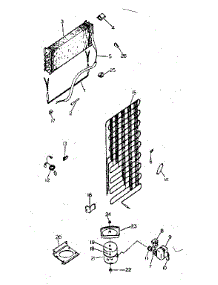 Unit Parts parts for Kenmore Refrigerator 253.8651740 (2538651740, 253 8651740) from AppliancePartsPros.com