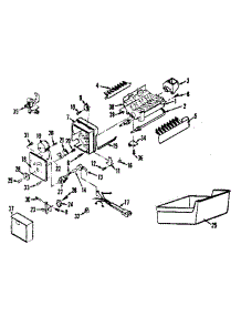 Ice Maker Parts parts for Kenmore Refrigerator 253.8779261 (2538779261, 253 8779261) from AppliancePartsPros.com