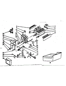 Ice Maker Parts parts for Kenmore Refrigerator 253.8779290 (2538779290, 253 8779290) from AppliancePartsPros.com
