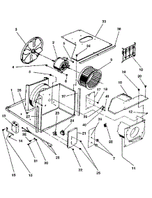 Electrical System And Air Handling parts for Kenmore Air Conditioner 253.8780841 (2538780841, 253 8780841) from AppliancePartsPros.com