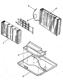 Evaporator parts for Kenmore Air Conditioner 253.8781461 (2538781461, 253 8781461) from AppliancePartsPros.com