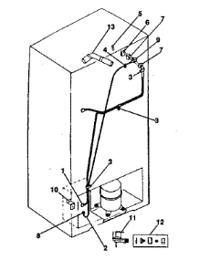 Ice Maker Installation parts for Kenmore Refrigerator 253.8790191 (2538790191, 253 8790191) from AppliancePartsPros.com