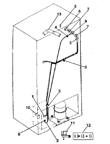 Ice Maker Installation parts for Kenmore Refrigerator 253.8795221 (2538795221, 253 8795221) from AppliancePartsPros.com