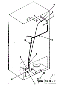 Ice Maker Installation parts for Kenmore Refrigerator 253.8795293 (2538795293, 253 8795293) from AppliancePartsPros.com