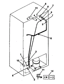Ice Maker Installation parts for Kenmore Refrigerator 253.8796011 (2538796011, 253 8796011) from AppliancePartsPros.com
