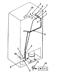 Ice Maker Installation parts for Kenmore Refrigerator 253.8796020 (2538796020, 253 8796020) from AppliancePartsPros.com
