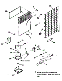 Unit parts for Kenmore Refrigerator 253.8796263 (2538796263, 253 8796263) from AppliancePartsPros.com