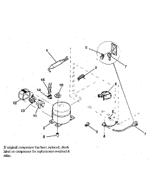 Unit parts for Kenmore Freezer 253.9108180 (2539108180, 253 9108180) from AppliancePartsPros.com