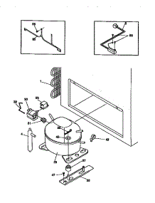System parts for Kenmore Freezer 253.9185210 (2539185210, 253 9185210) from AppliancePartsPros.com
