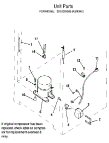 Unit parts for Kenmore Freezer 253.9209382 (2539209382, 253 9209382) from AppliancePartsPros.com