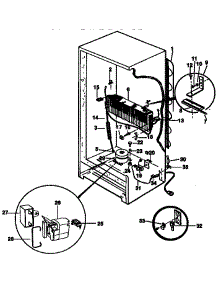 Unit Parts parts for Kenmore Freezer 253.9239785 (2539239785, 253 9239785) from AppliancePartsPros.com