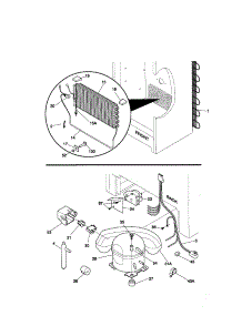 System parts for Kenmore Freezer 253.9280213 (2539280213, 253 9280213) from AppliancePartsPros.com