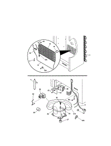 System parts for Kenmore Freezer 253.9280215 (2539280215, 253 9280215) from AppliancePartsPros.com