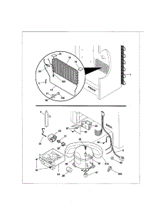 System parts for Kenmore Freezer 253.9280413 (2539280413, 253 9280413) from AppliancePartsPros.com