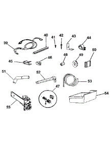 Ice Maker Installation parts for Kenmore Refrigerator 253.9305711 (2539305711, 253 9305711) from AppliancePartsPros.com