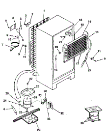 Unit Parts parts for Kenmore Refrigerator 253.9307262 (2539307262, 253 9307262) from AppliancePartsPros.com