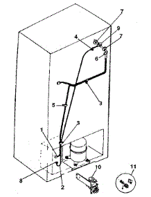 Ice Maker Installation parts for Kenmore Refrigerator 253.9307700 (2539307700, 253 9307700) from AppliancePartsPros.com