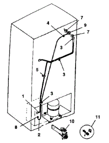 Ice Maker Installation parts for Kenmore Refrigerator 253.9307791 (2539307791, 253 9307791) from AppliancePartsPros.com