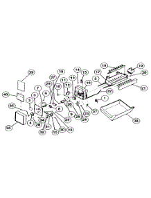 Ice Maker parts for Kenmore Refrigerator 253.9308112 (2539308112, 253 9308112) from AppliancePartsPros.com