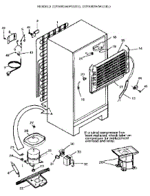 Unit parts for Kenmore Refrigerator 253.9308294 (2539308294, 253 9308294) from AppliancePartsPros.com