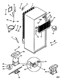 Unit Parts parts for Kenmore Refrigerator 253.9333081 (2539333081, 253 9333081) from AppliancePartsPros.com