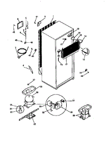 Unit Parts parts for Kenmore Refrigerator 253.9348011 (2539348011, 253 9348011) from AppliancePartsPros.com