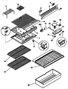 Shelves And Accessories parts for Kenmore Refrigerator 253.9363001 (2539363001, 253 9363001) from AppliancePartsPros.com