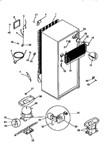 Unit Parts parts for Kenmore Refrigerator 253.9366080 (2539366080, 253 9366080) from AppliancePartsPros.com