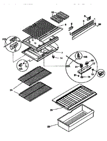 Shelves And Accessories parts for Kenmore Refrigerator 253.9366092 (2539366092, 253 9366092) from AppliancePartsPros.com