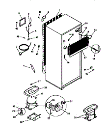 Unit Parts parts for Kenmore Refrigerator 253.9366112 (2539366112, 253 9366112) from AppliancePartsPros.com