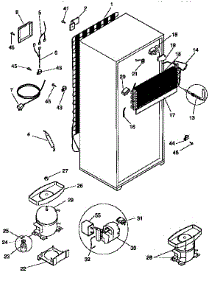 Unit Parts parts for Kenmore Refrigerator 253.9366114 (2539366114, 253 9366114) from AppliancePartsPros.com