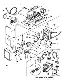 Icemaker parts for Kenmore Refrigerator 253.9366727 (2539366727, 253 9366727) from AppliancePartsPros.com