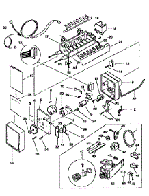 Icemaker parts for Kenmore Refrigerator 253.9366744 (2539366744, 253 9366744) from AppliancePartsPros.com