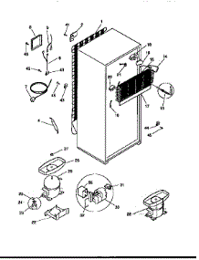 Unit Parts parts for Kenmore Refrigerator 253.9366784 (2539366784, 253 9366784) from AppliancePartsPros.com
