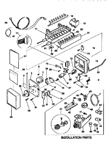 Icemaker parts for Kenmore Refrigerator 253.9368781 (2539368781, 253 9368781) from AppliancePartsPros.com