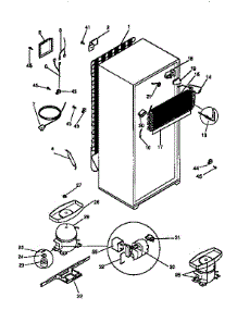 Unit Parts parts for Kenmore Refrigerator 253.9658080 (2539658080, 253 9658080) from AppliancePartsPros.com