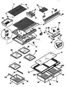 Liner parts for Kenmore Refrigerator 253.9658490 (2539658490, 253 9658490) from AppliancePartsPros.com