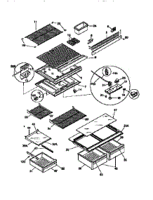 Shelves And Accessories parts for Kenmore Refrigerator 253.9668383 (2539668383, 253 9668383) from AppliancePartsPros.com