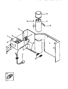 Control Panel parts for Kenmore Air Conditioner 253.9750830A (2539750830A, 253 9750830A) from AppliancePartsPros.com