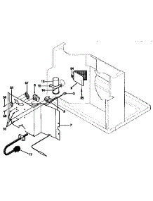 Control Panel parts for Kenmore Air Conditioner 253.9755080 (2539755080, 253 9755080) from AppliancePartsPros.com