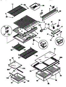 Liner parts for Kenmore Refrigerator 253.9758390 (2539758390, 253 9758390) from AppliancePartsPros.com