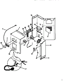 Control Panel parts for Kenmore Room Air Conditioner 253.9762292 (2539762292, 253 9762292) from AppliancePartsPros.com
