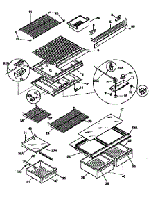 Shelves And Accessories parts for Kenmore Refrigerator 253.9768385 (2539768385, 253 9768385) from AppliancePartsPros.com