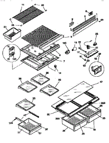 Liner parts for Kenmore Refrigerator 253.9768410 (2539768410, 253 9768410) from AppliancePartsPros.com