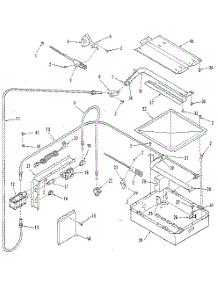 Burner Section parts for Kenmore Wall Oven 278.3138815 (2783138815, 278 3138815) from AppliancePartsPros.com