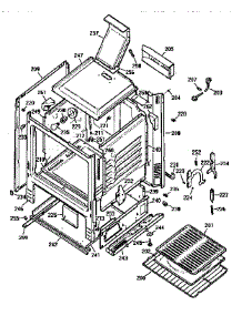 Cabinet parts for Kenmore Range 362.7271194 (3627271194, 362 7271194) from AppliancePartsPros.com