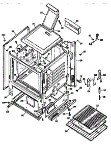 Cabinet parts for Kenmore Range 362.7275190 (3627275190, 362 7275190) from AppliancePartsPros.com