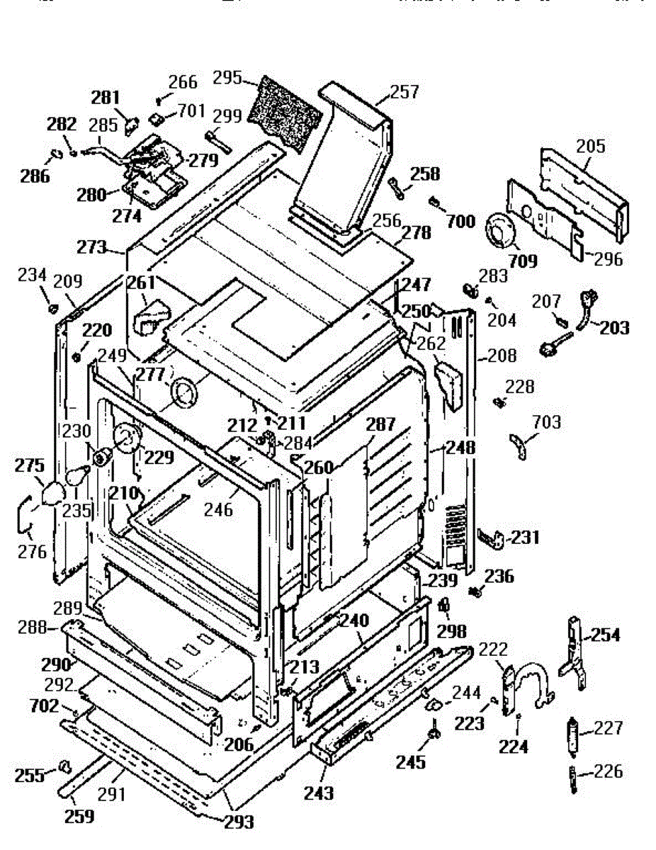 Parts for Kenmore 362.7326192 (3627326192, 362 7326192): Body Parts ...